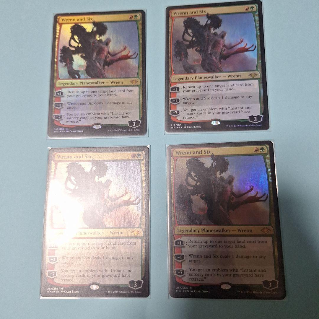 MTG　レンと６番　foil　４枚セット