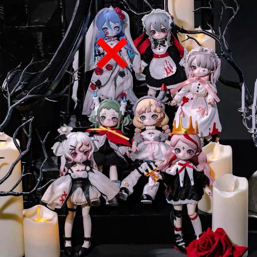 j*n様 Nyssa (ニサ) 怪奇なナイトメア ブラインドドール 6点 ぬいぐ