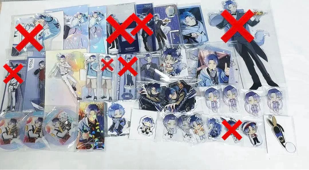 エリオスR ニコ アクリルスタンド アクスタ アクリルキーホルダー アクキー