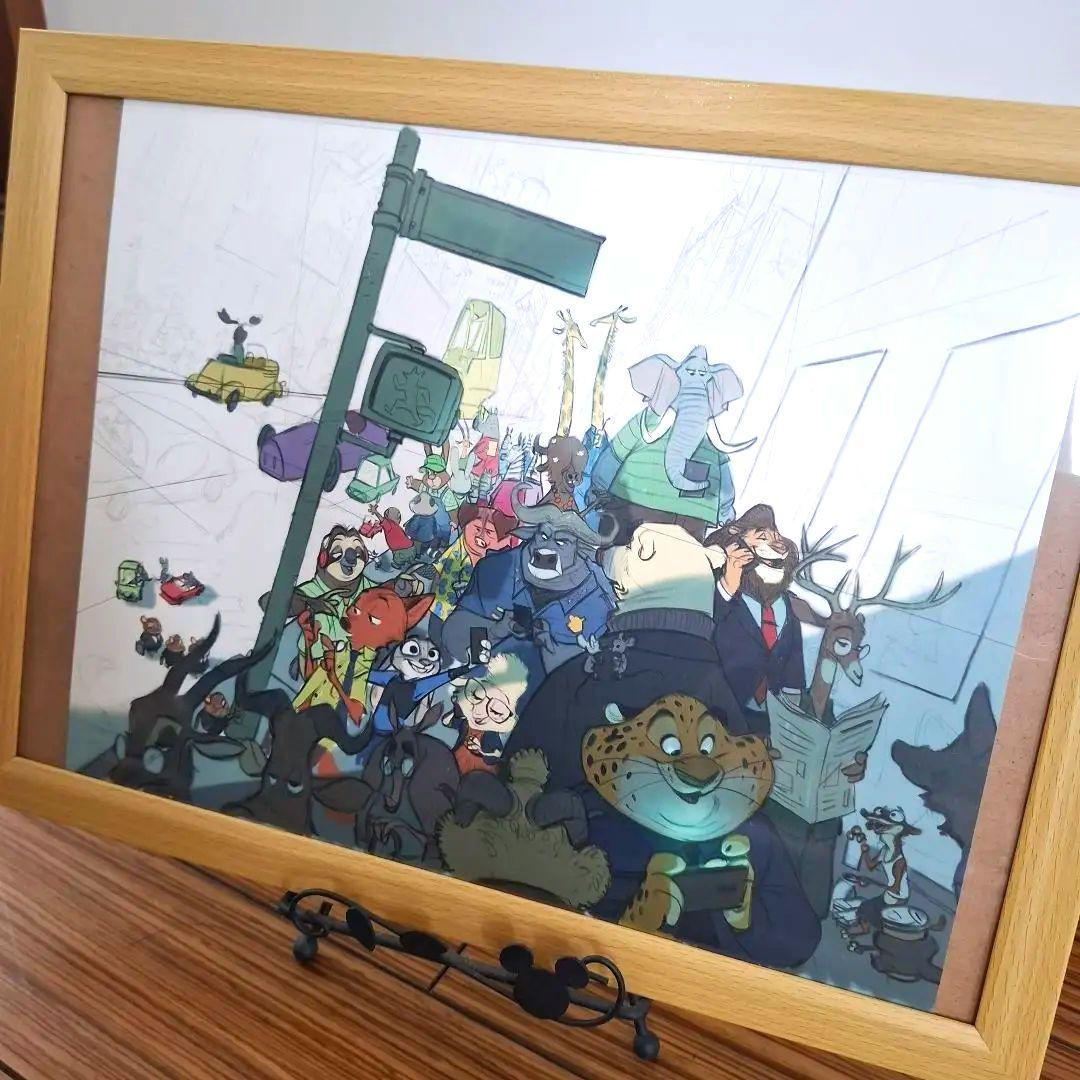 ズートピア　 絵画　ポスター