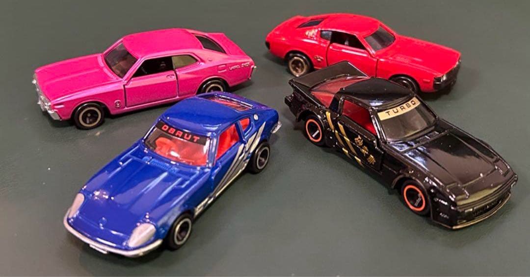 訳あり トミカ 喝徒飛競争車 4台セット カットビレーサー