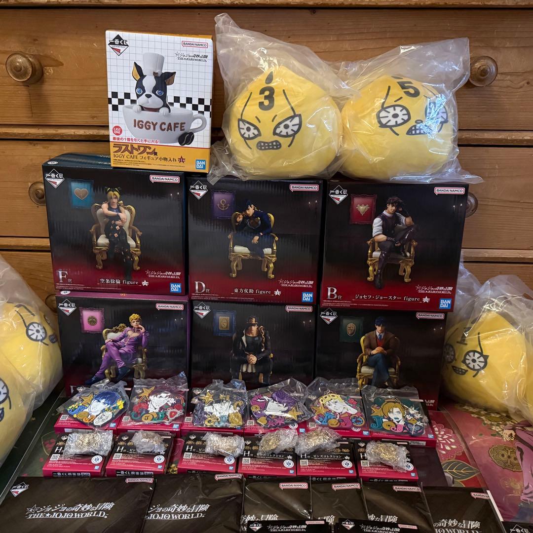 一番くじ ジョジョワールド ジョジョの奇妙な冒険 全賞 全種 フルコンプリート