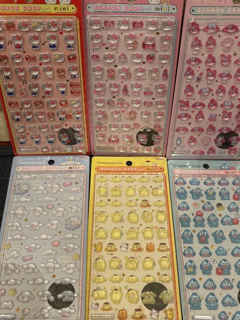 【国内正規品】サンリオ BONBON DROP mini シールセット 8シート