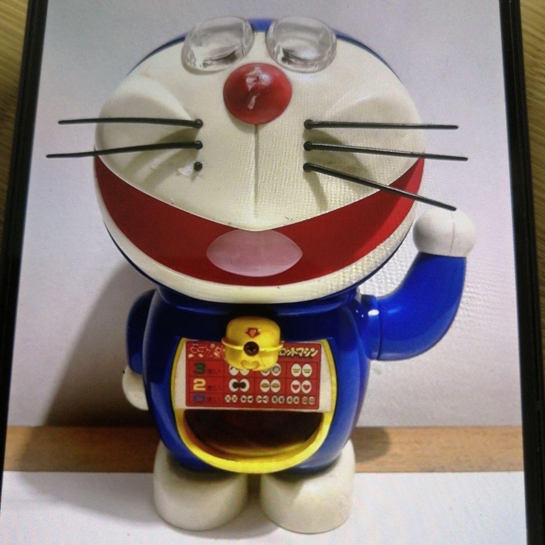 激レア！当時持。ドラえもん スロットマシン。1980年、22センチ、昭和レトロ