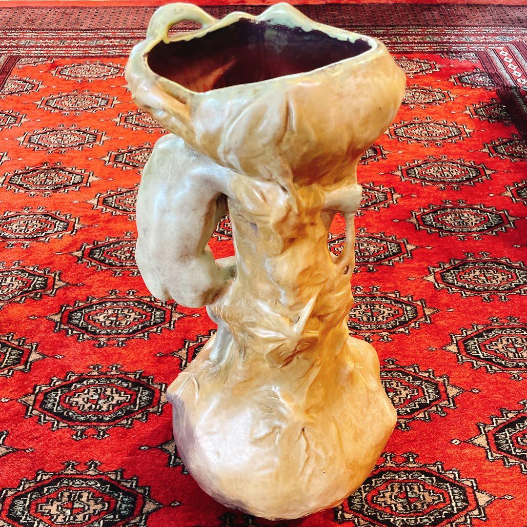 アーネスト・ブシエール　アール・ヌーヴォー　陶芸　美術品　芸術品　アンティーク