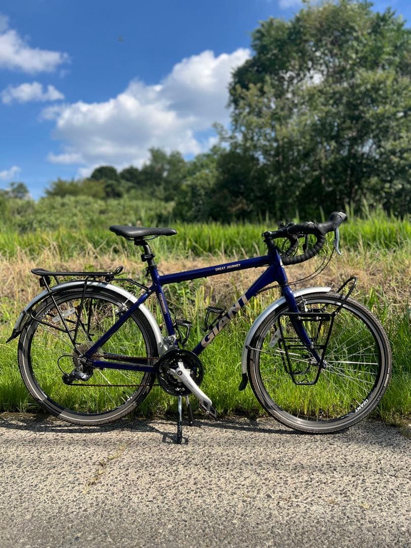 名古屋手渡し希望GIANT グレートジャーニーミッドナイトブルー通勤通学旅