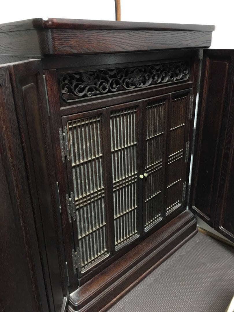 お仏壇　 家具調仏壇 高級仏壇　時代仏具　年代感　現状お渡し