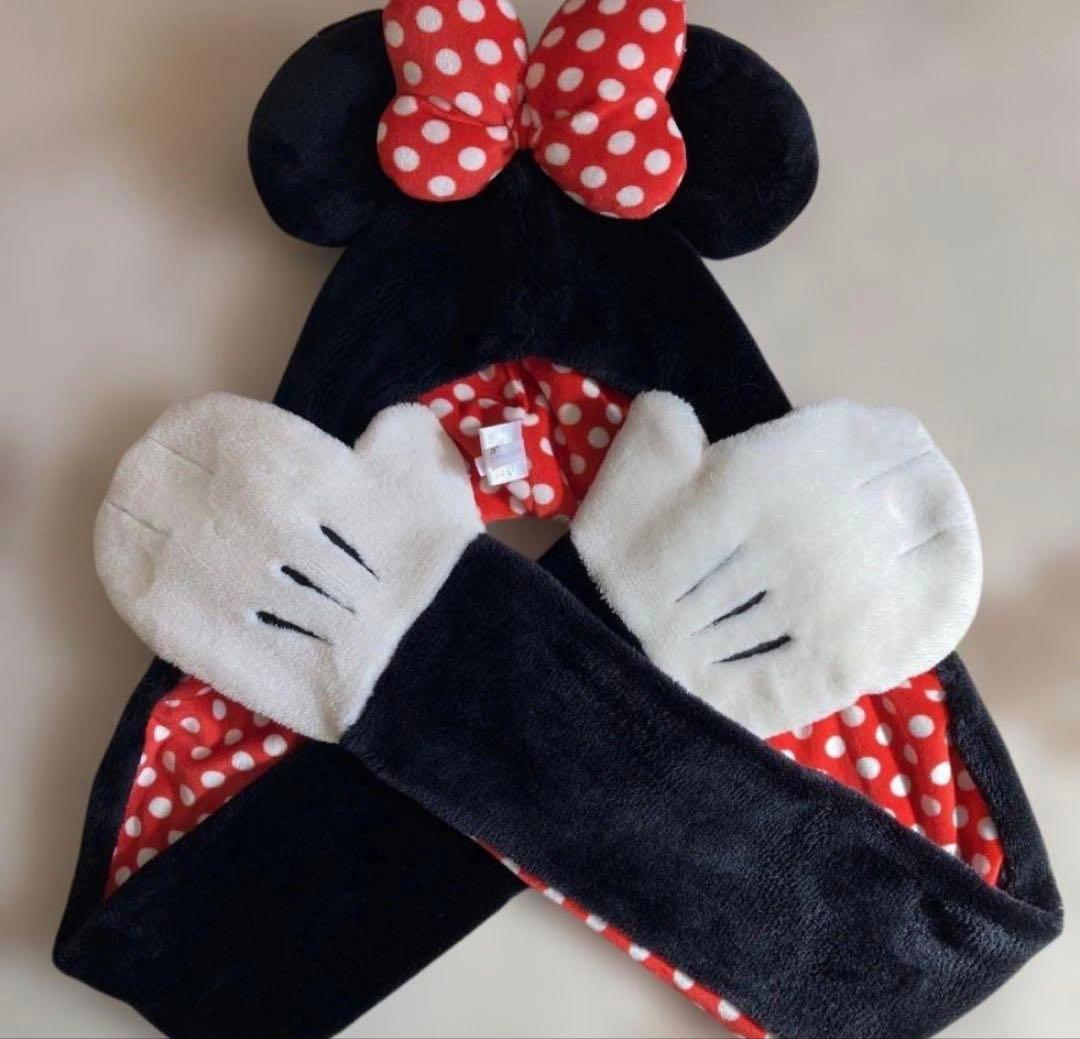 ディズニー マフラーキャップ ミニー