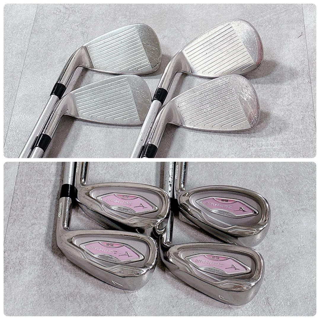 T209 ミズノ 他 ゴルフクラブ レディース セット ゼファー 格子柄 ナイキ