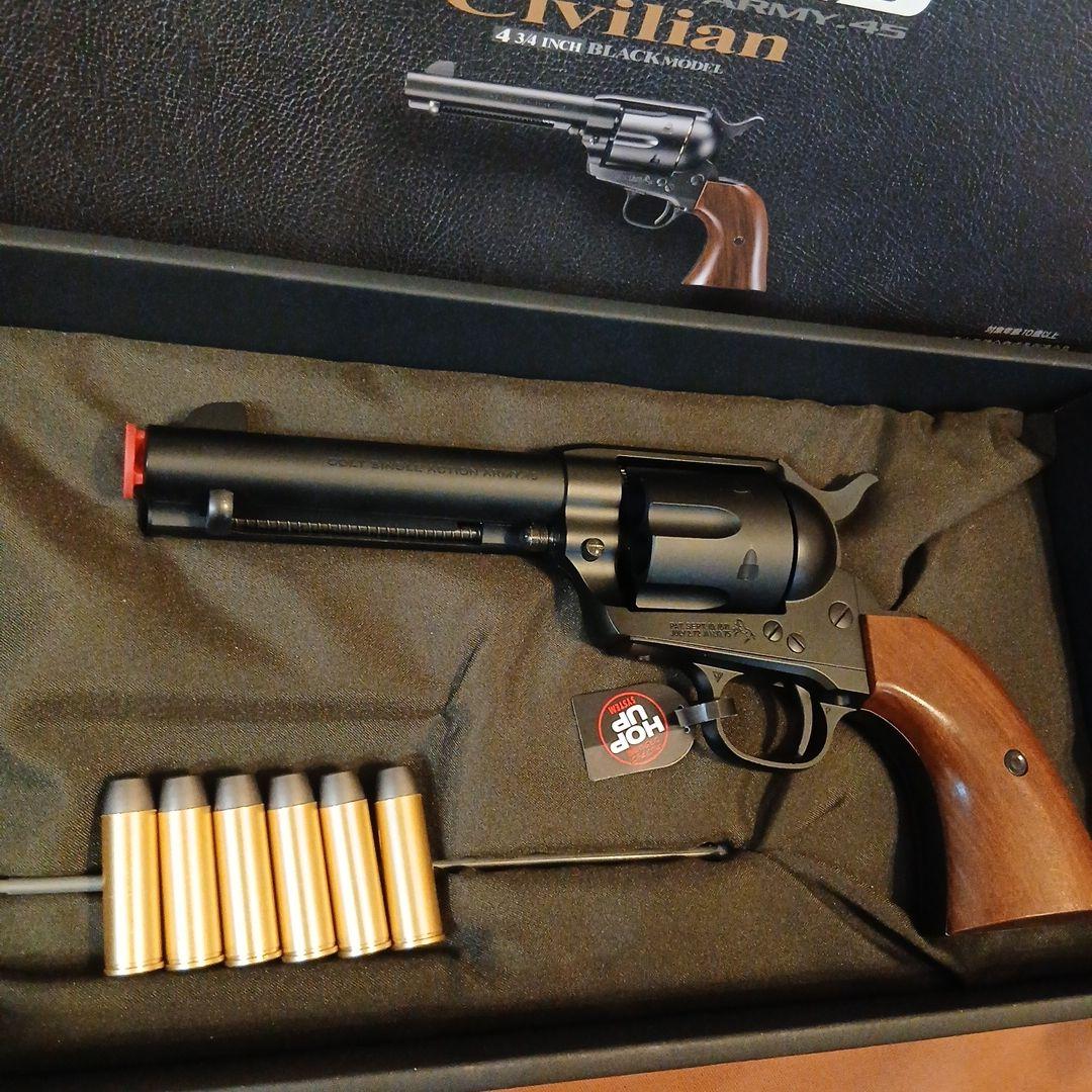 SAA.45 シビリアン 4 3/4インチ ブラック東京マルイ　スペアカート付き