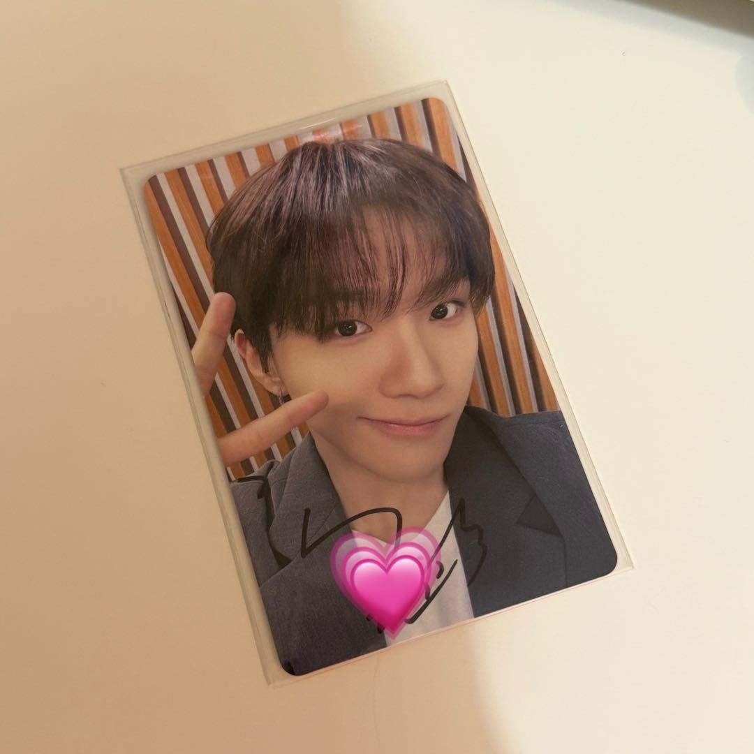 「るに」 BOYNEXTDOOR ウナク 直筆サイン ラキドロ C賞