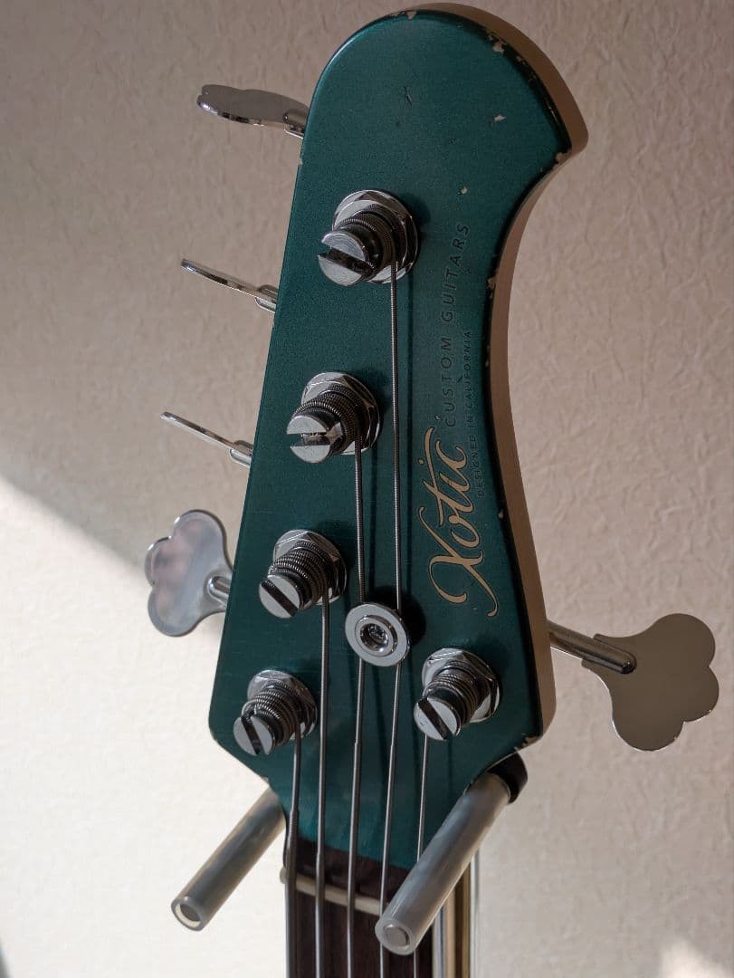 ベース Xotic XJ-1T 5st Sherwood Green lic
