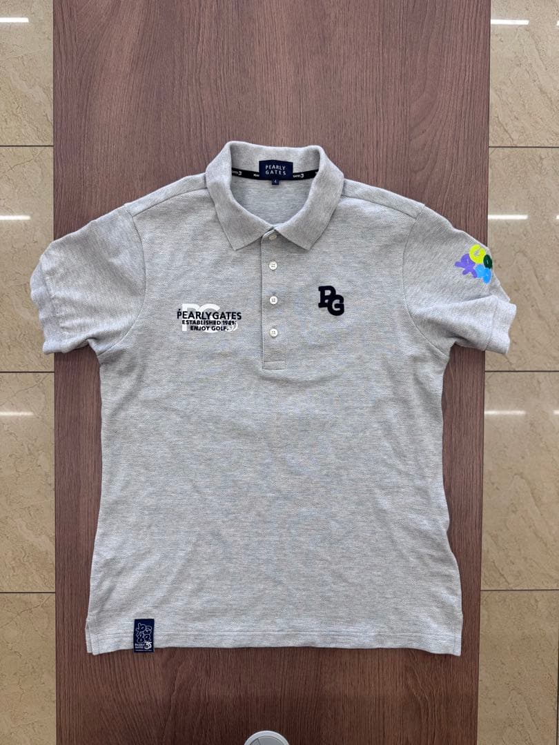 PEARLY GATES ポロシャツ グレー 4【中古】