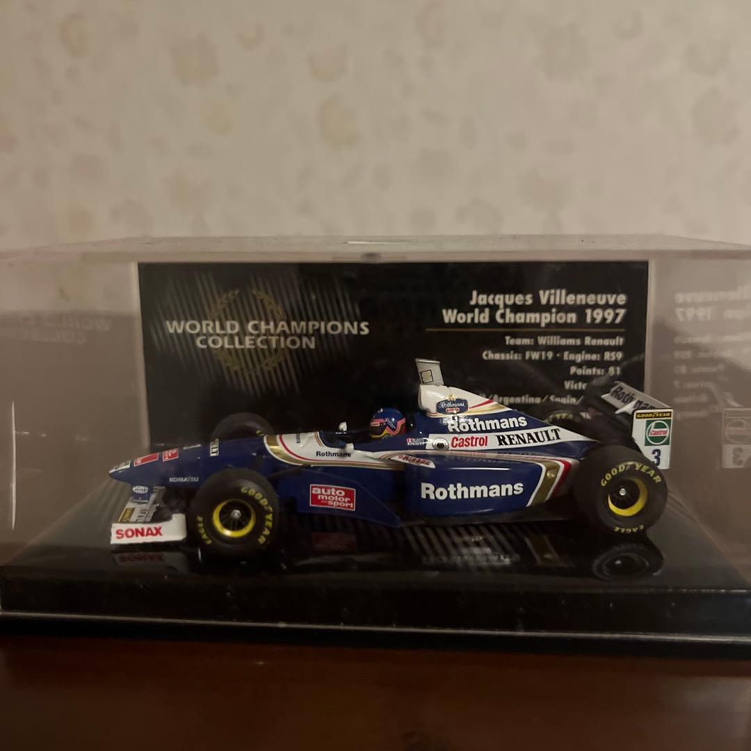 ウィリアムズ・ルノー FW19 ミニカー 1997年チャンピオン