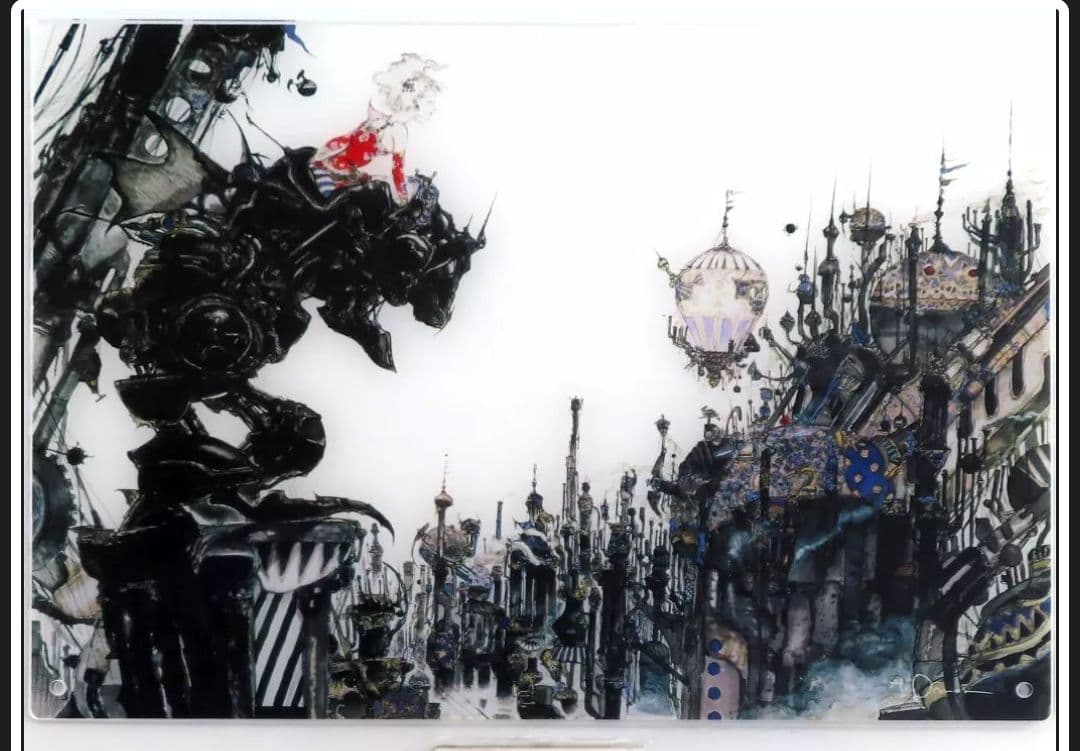 天野喜孝 アクリルプレート 街 クリアファイル ティナ