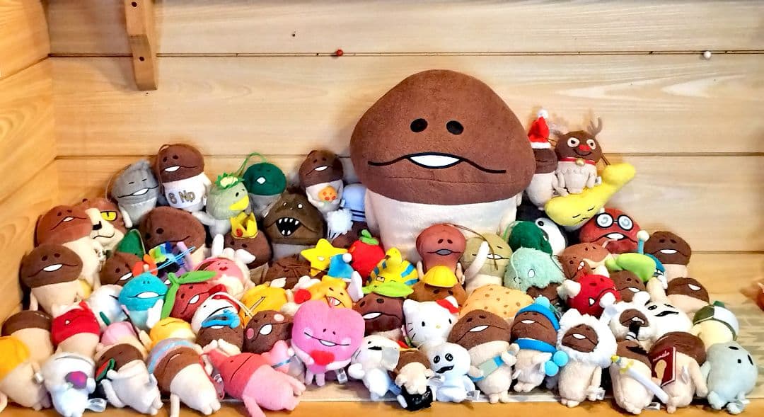 おさわり探偵なめこ栽培キット　大きなぬいぐるみ　ミニマスコット　大量　まとめ