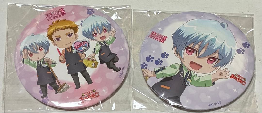 美男高校地球防衛部love×3 VEPPer 缶バッジ　2個セット