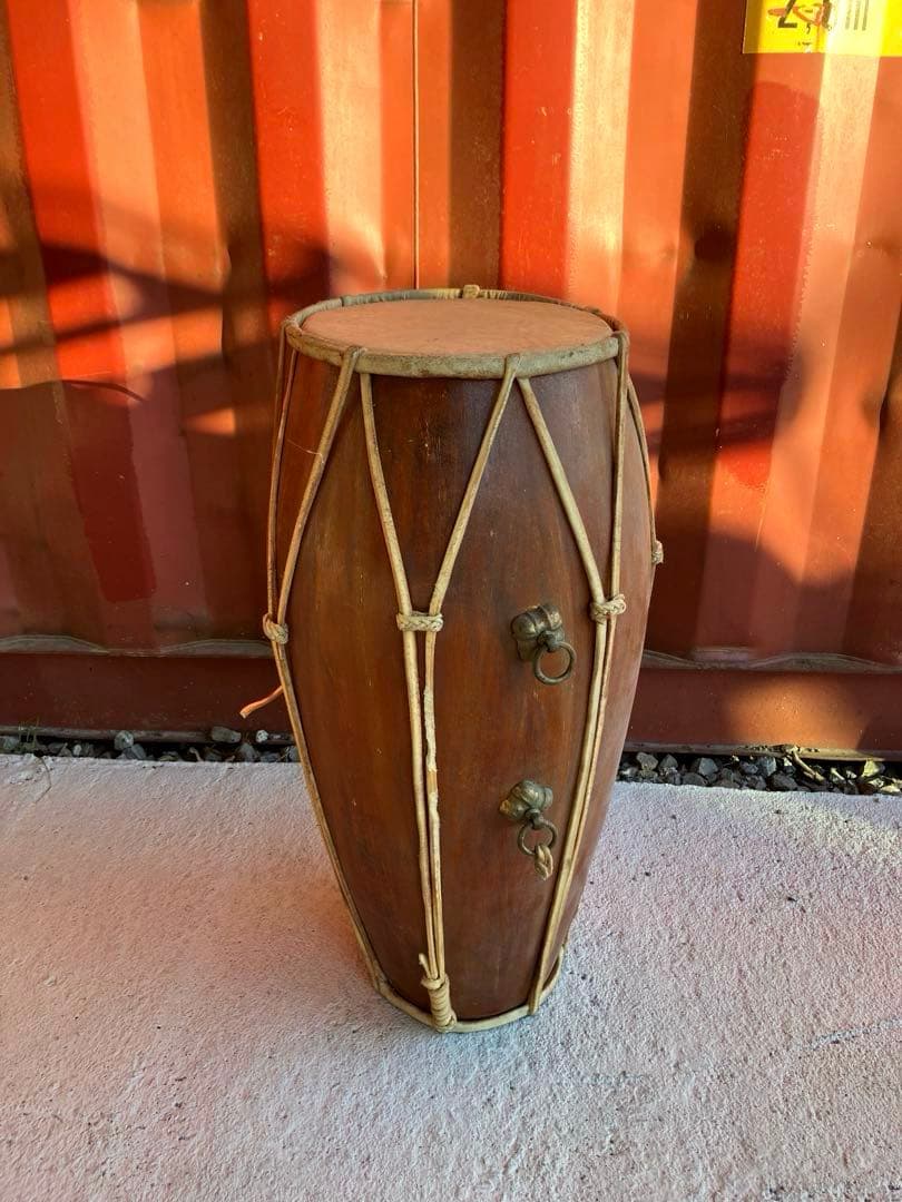 ハンドドラム 金属リング付き