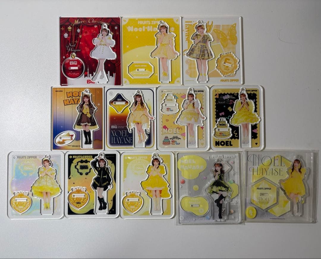 早瀬ノエルアクリルスタンド 12個セット