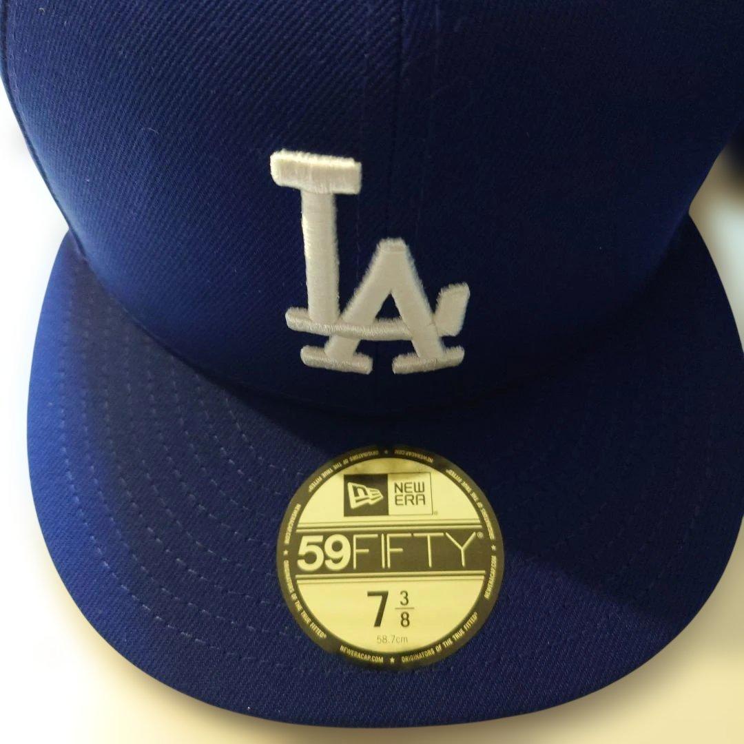 New Era LA 59FIFTY キャップ 7 3/8 ロイヤルブルー