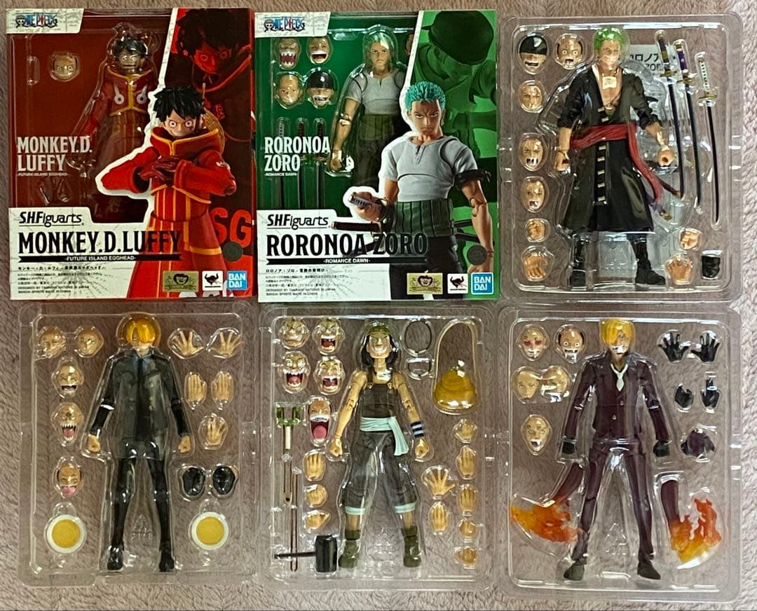 バンダイ S.H.Figuarts ONEPIECE ワンピース まとめ 計6点