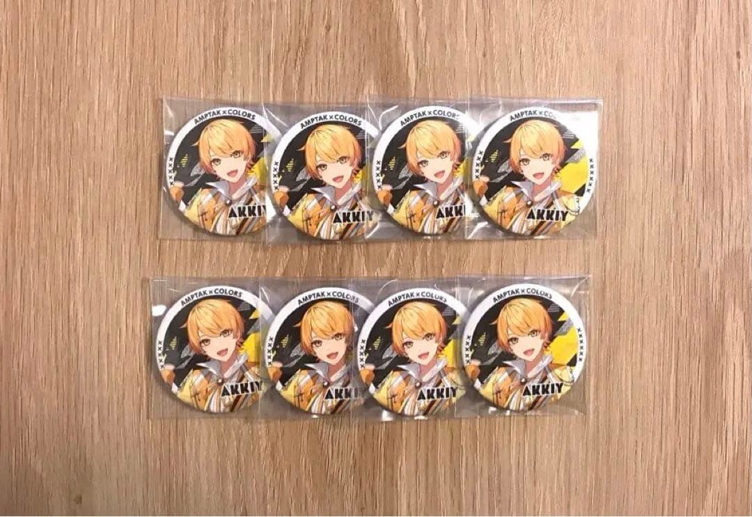 AMPTAKxCOLORS あっきぃ NewYear 缶バッジ アンプタック
