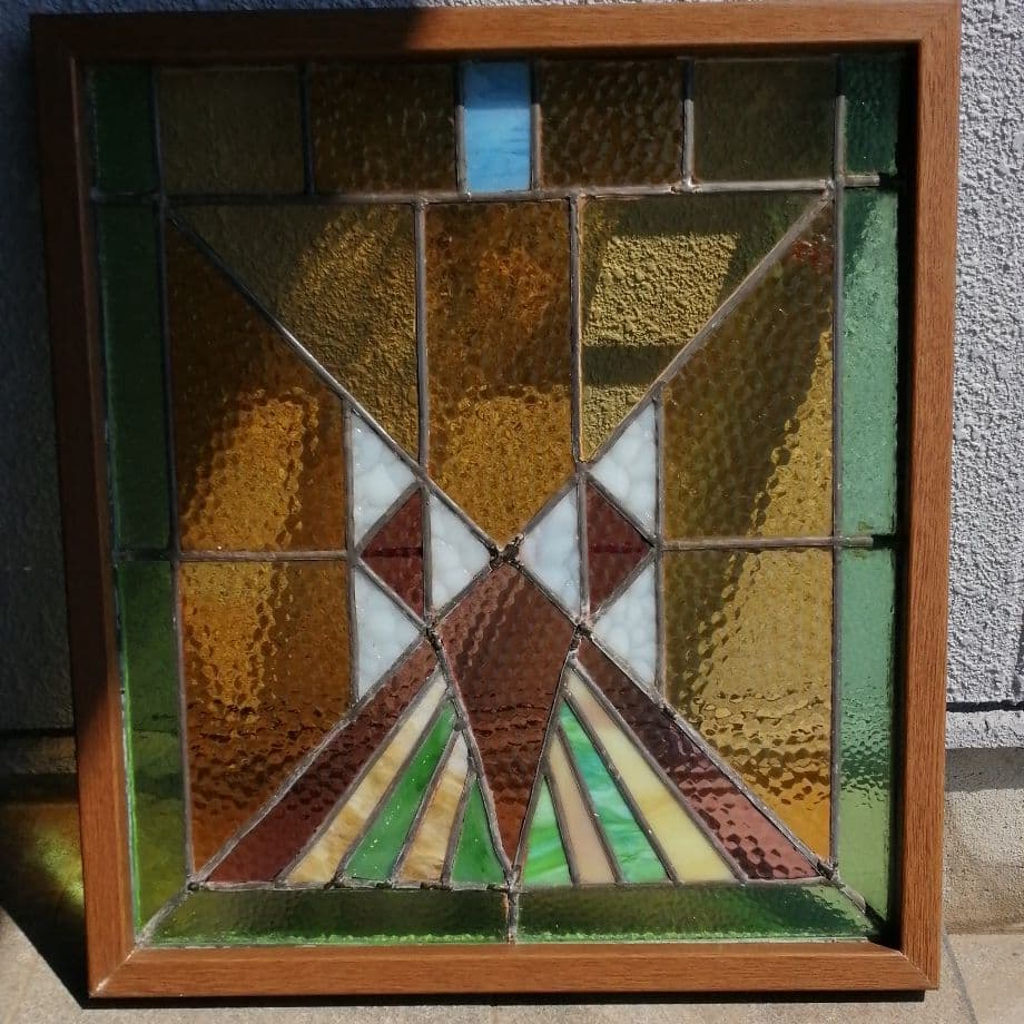 アンティーク　ステンドグラス