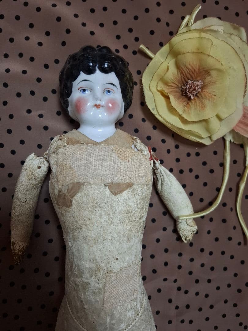 アンティーク★チャイナヘッドドール★パリアンドール★ビスクドール★訳有り品