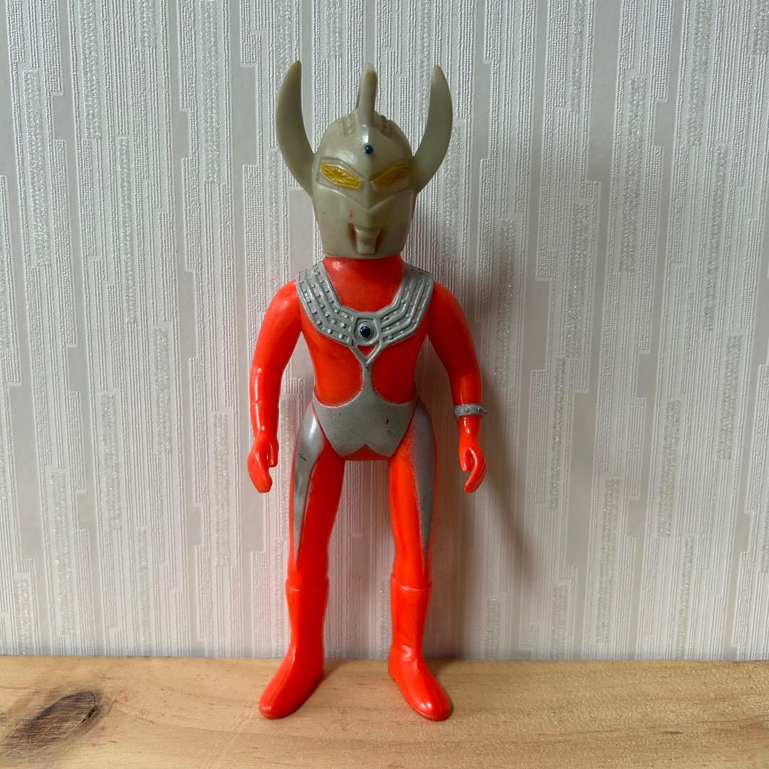 ウルトラマンタロウ　ソフビ　ブルマァク　当時物　年代物