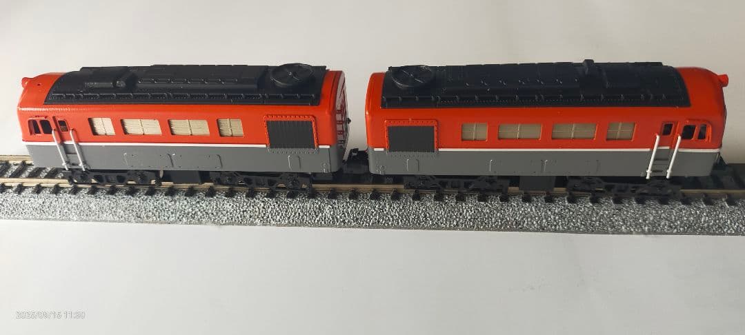 ワールド工芸国鉄DD50ー1次型　Nゲージ 鉄道模型 オレンジ・グレー