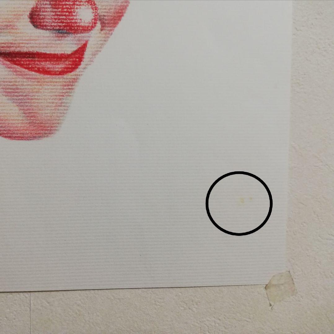 色鉛筆画 イラストレーション原画「真っ赤なお鼻の・・・・」