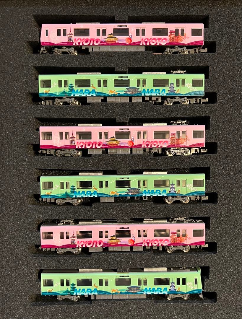 近鉄3220系京都奈良ラッピング　基本６両