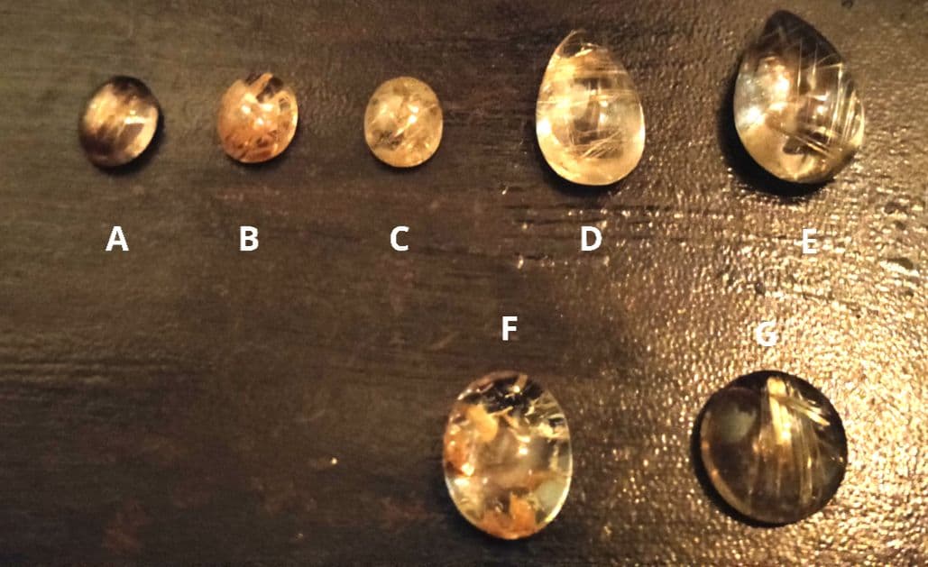 ルチルクォーツ ルース A