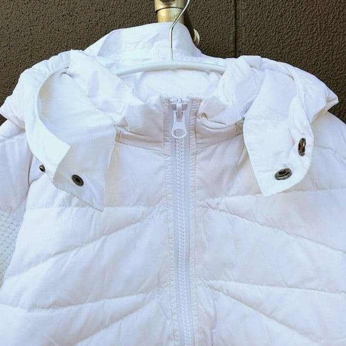 LUXE/R GOLF ダウンフェザーワッフル切替えパーカー45763WHXL②