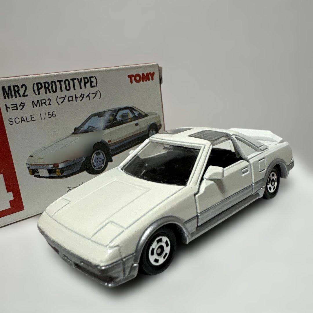 トヨタ MR2 (プロトタイプ) 日本製トミカ 赤箱 No.24