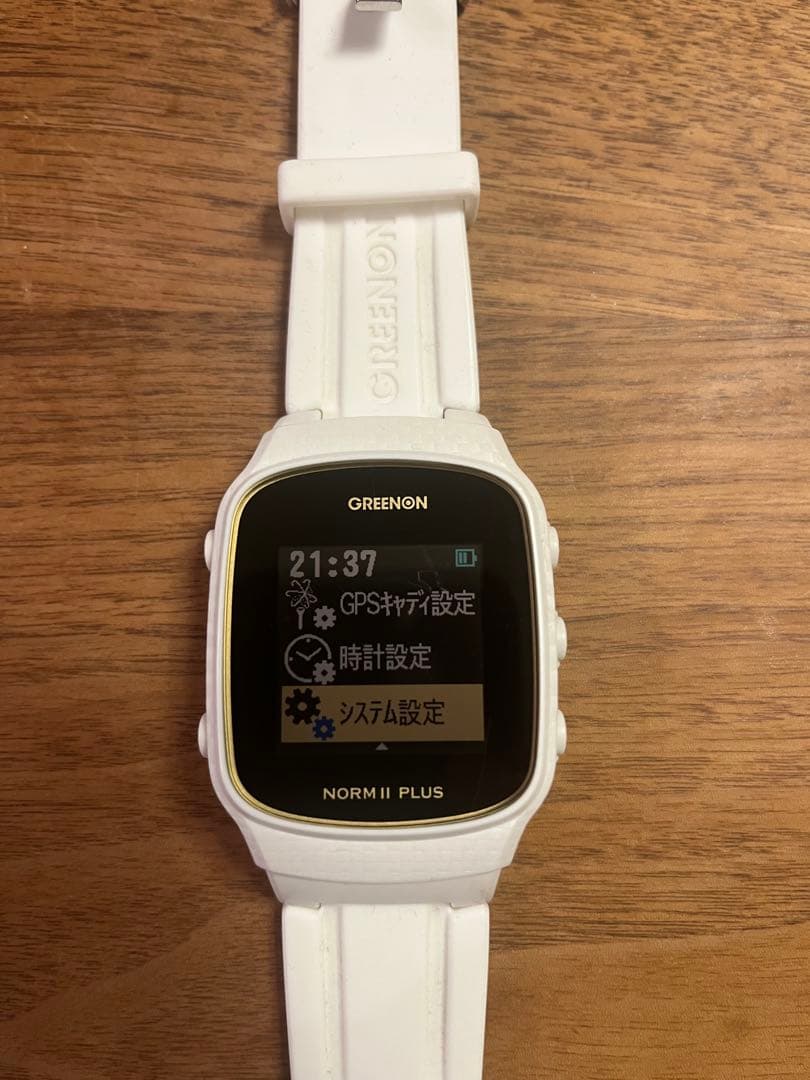 GREENON NORM II PLUS ホワイト GPSウォッチ