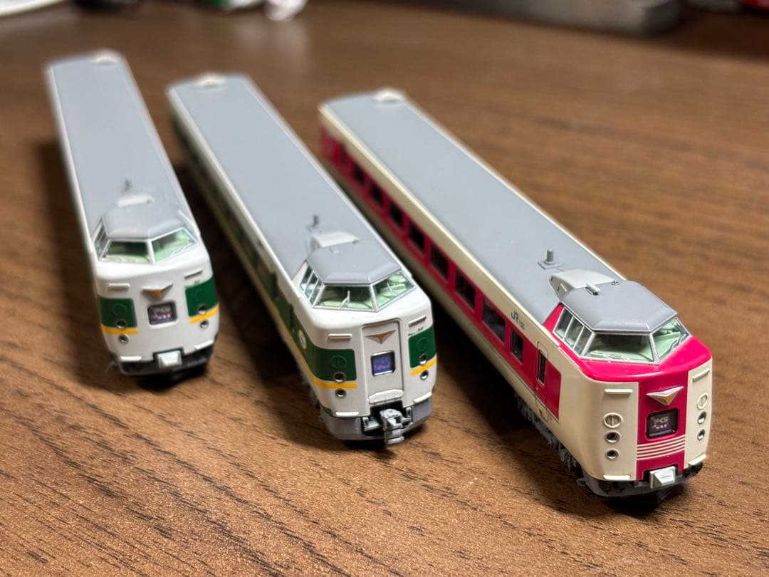 KATO 381系 やくも E3(緑やくも色)+J4 7両 加工品