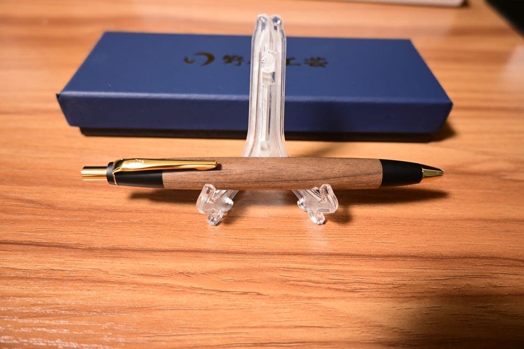 野原工芸 胡桃 クルミ ブラックウォールナット 新型スタンダードボールペン