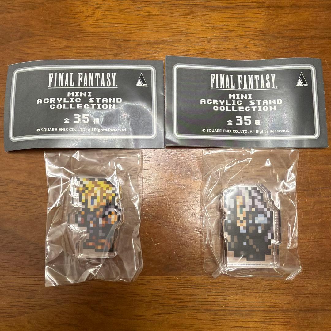 クラウド　セフィロス　ファイナルファンタジー ミニアクリルスタンド 35周年