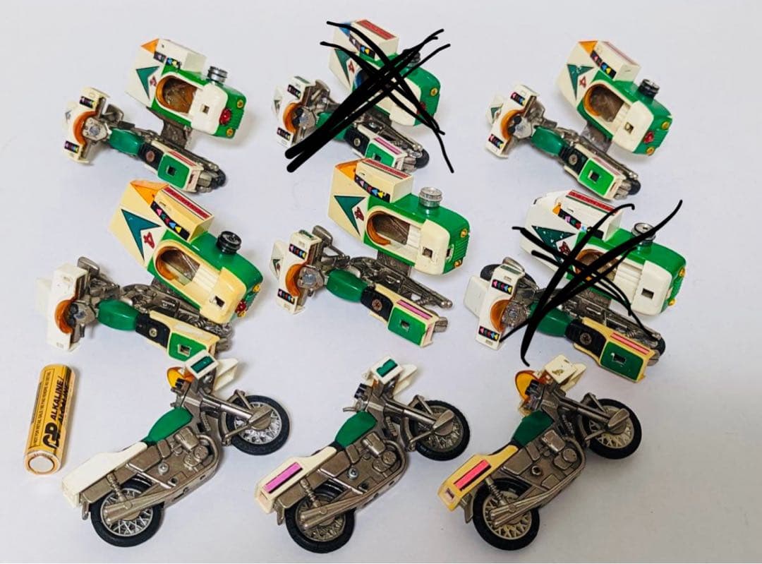 【貴重】大量★秘密戦隊ゴレンジャー★1号-5号★超合金★22体セット当時物★