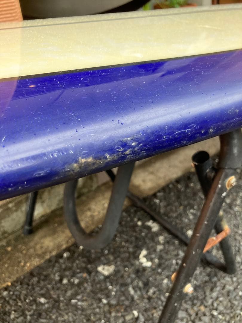 CJ ネルソンフルカーボン10ftシングルフィン ロングボード ネイビーブルー