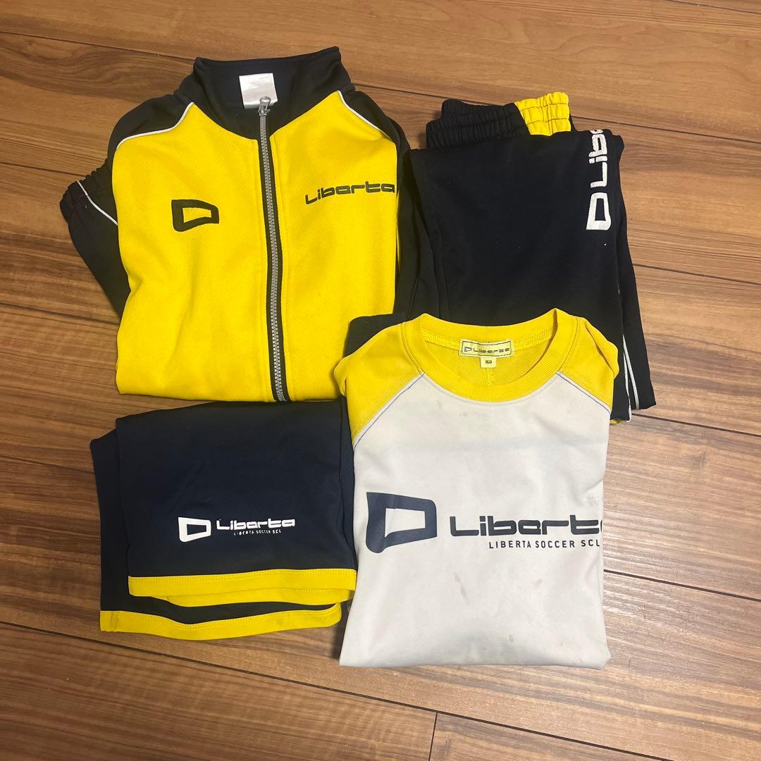 リベルタ　Liberta サッカーウェアセット イエロー/ブラック