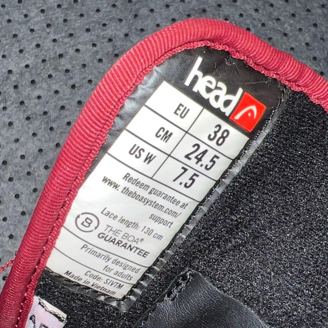 7-8回使用 レディース人気サイズ24.5cm HEAD GALORE BOA