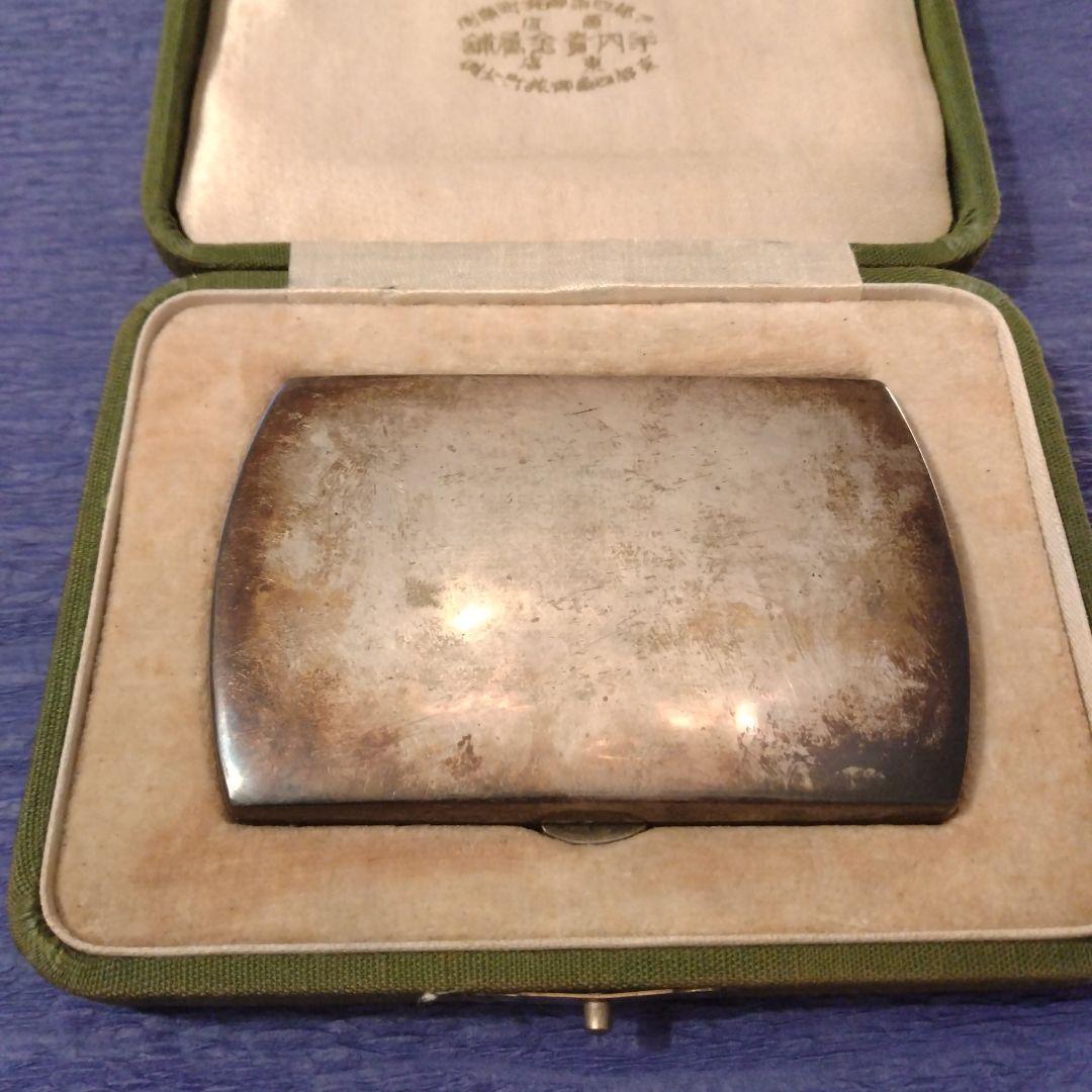 週末セール　純銀　ビンテージ　シガレットケース