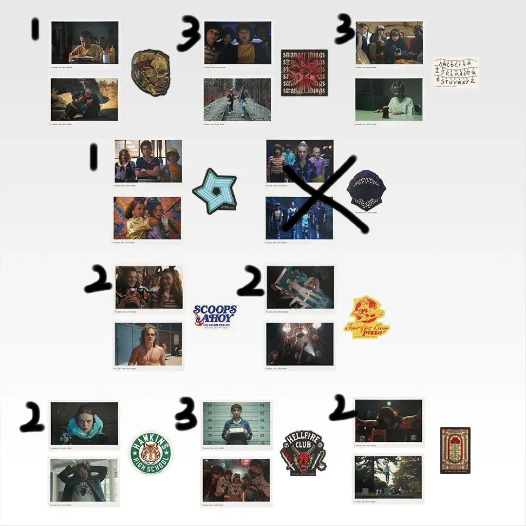 ストレンジャーシングス 一番くじ i賞 19枚まとめ売り