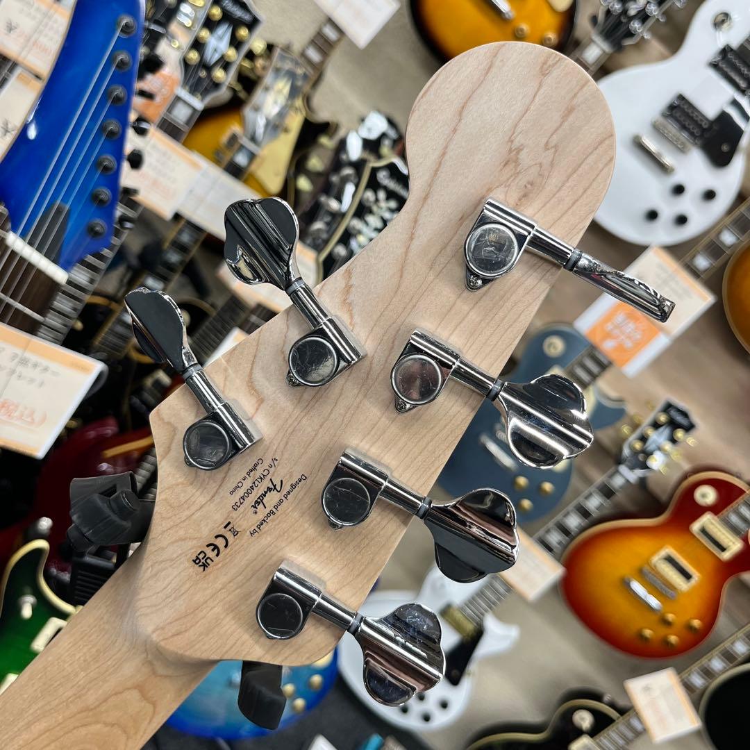 【11148】 Squier Jazz Bass VI 6弦ベース ブラック