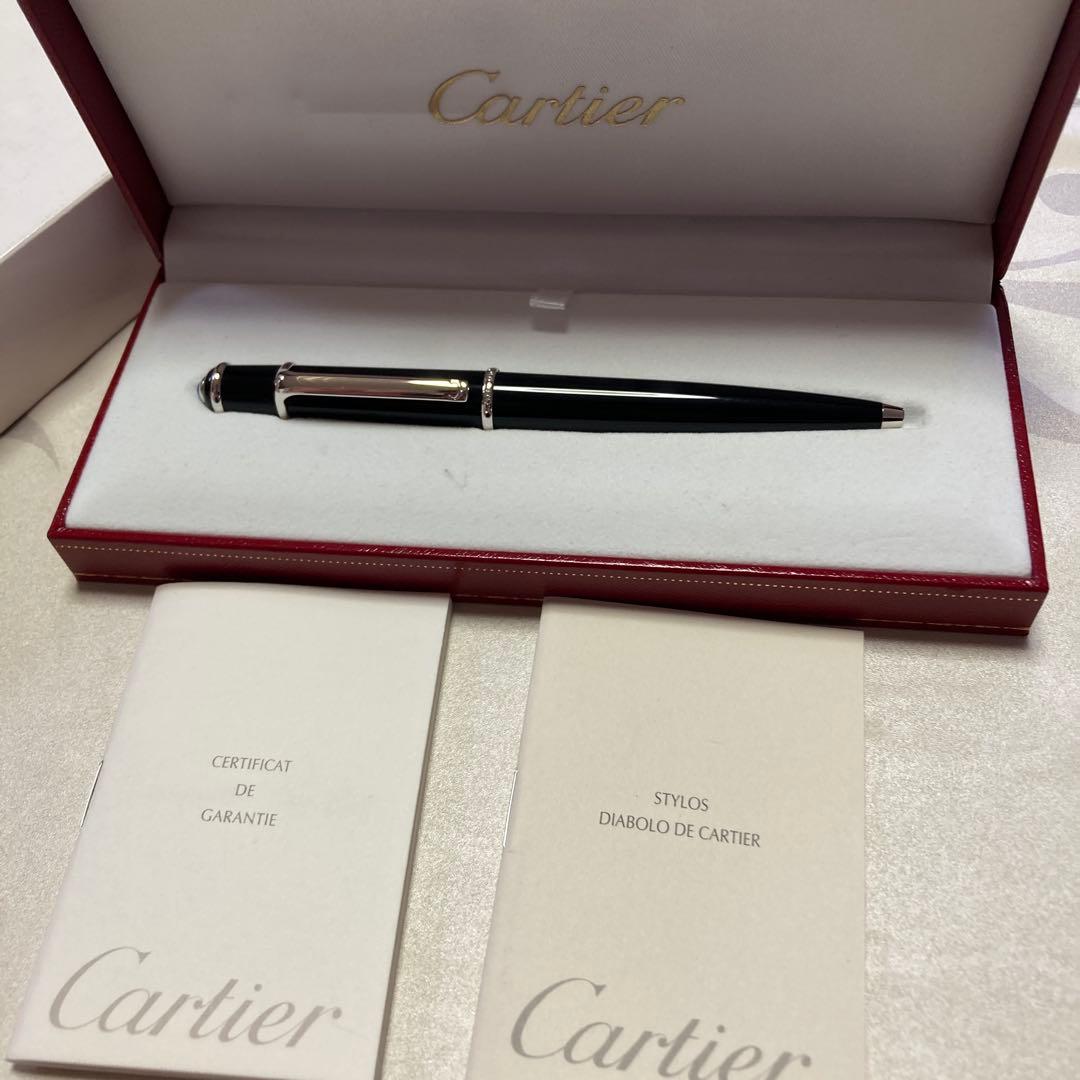 美品　Cartier　カルティエ　ディアボロ　ボールペン　箱付き
