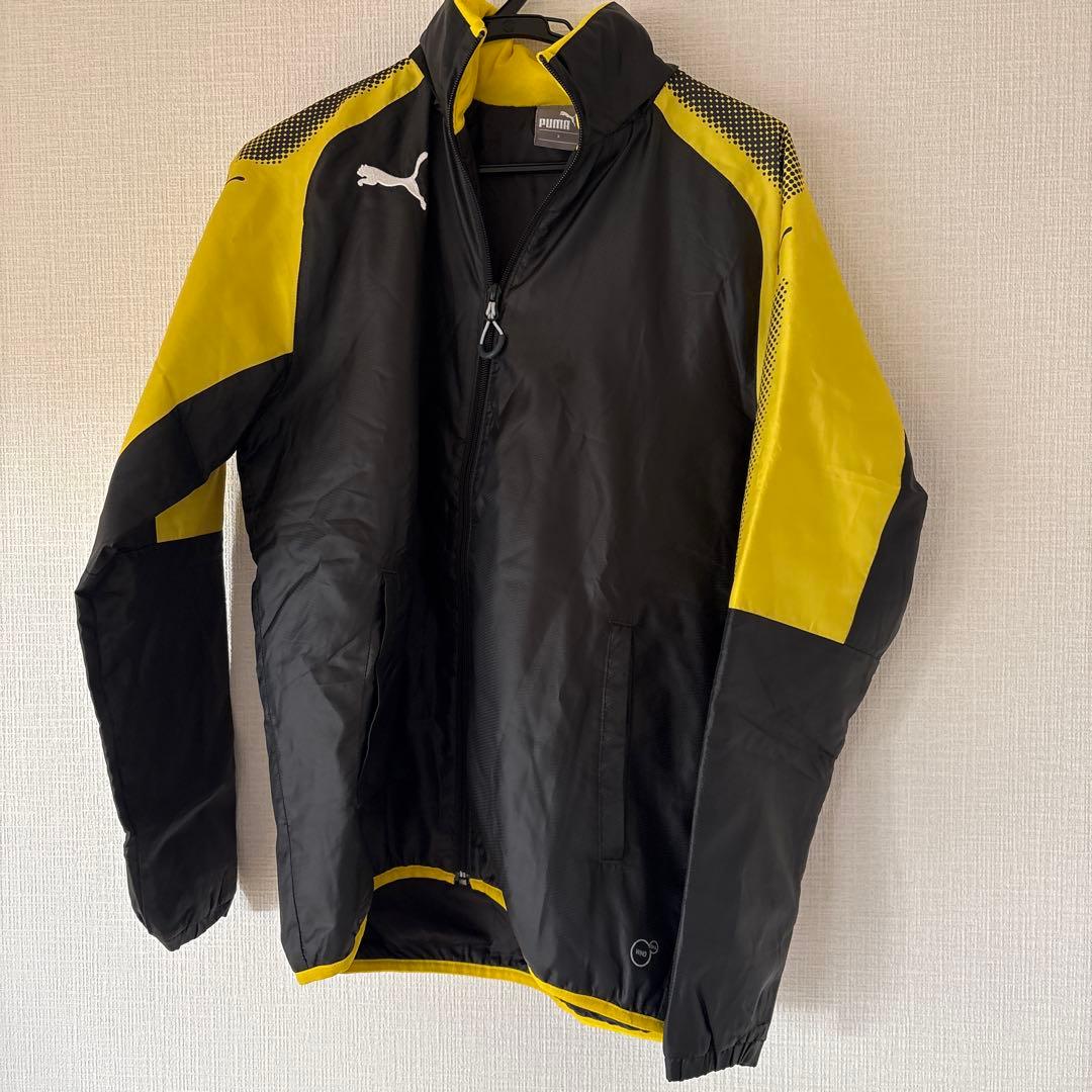 PUMA ピステ・ウィンドブレーカー 黒/黄