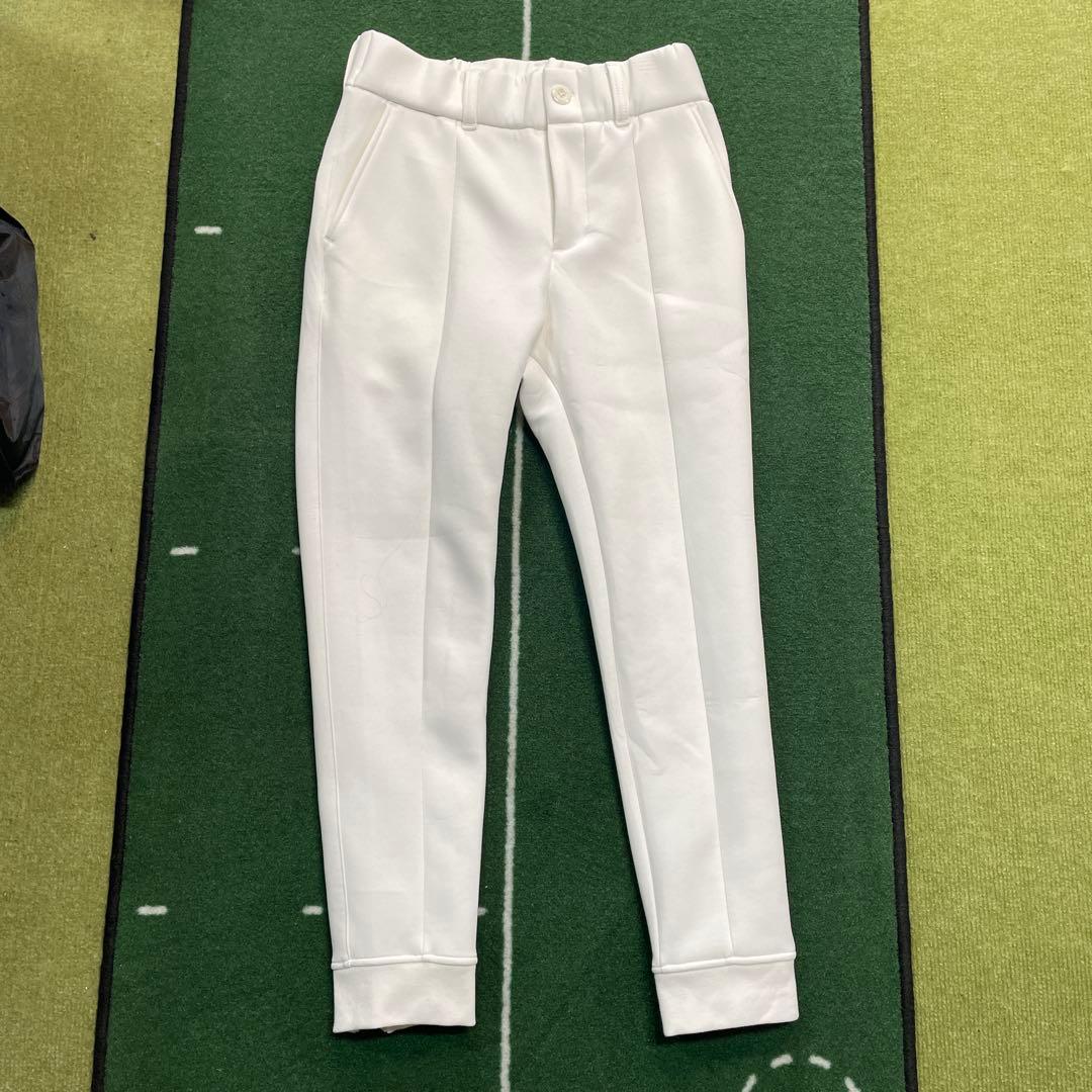 SLDO 4 Sサイズ　ライトダブルニットリブパンツ　ホワイト