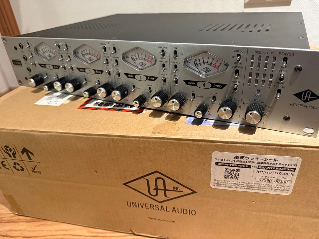 UNIVERSAL AUDIO 4-710D 4ch 高級マイクプリアンプ